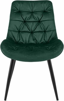 Set van 2 eetkamerstoelen Rissfird, Groen