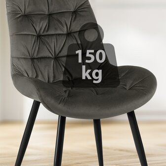 Set van 2 eetkamerstoelen Rissfird, 