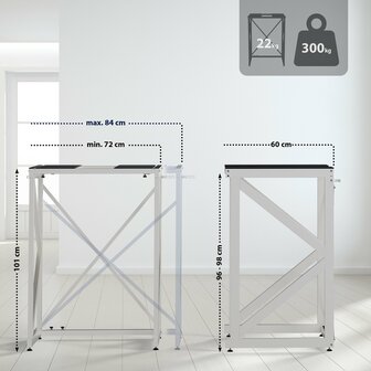 Wasmachine rek Celab, Wit