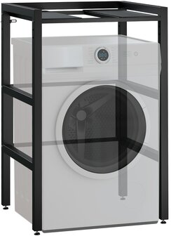 Wasmachine rek Gennat, Zwart