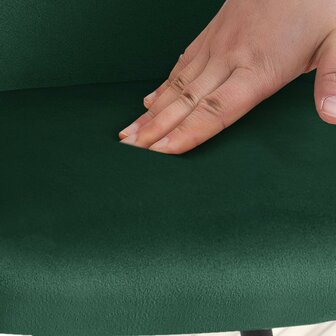 Eetkamerstoel Jeysia Fluweel, Groen