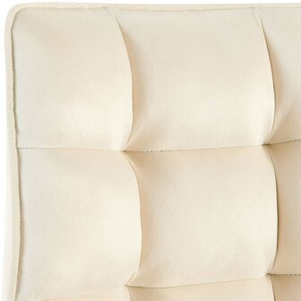 2-delige set stoel Sirindi fluweel, Creme