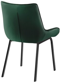 2-delige set stoel Sirindi fluweel, Groen