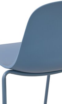 2-delige set stoel Hirdan, Blauw