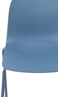 2-delige set stoel Hirdan, Blauw