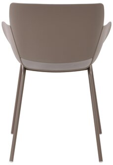 2-delige set stoel Ilpini, Taupe
