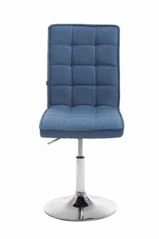 Eetkamerstoel Pikeng V2 Stof, Blauw
