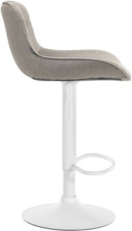 Barkruk Venoro Stof wit, Taupe