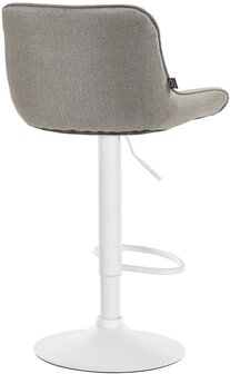 Barkruk Venoro Stof wit, Taupe