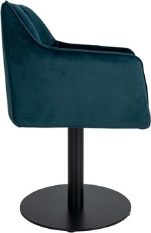 Ligstoel Domasa Fluweel, Groen