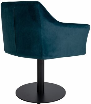 Ligstoel Domasa Fluweel, Groen
