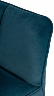Ligstoel Domasa Fluweel, Groen