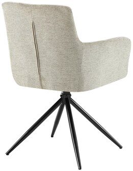Eetkamerstoel Janoh Stof, Taupe