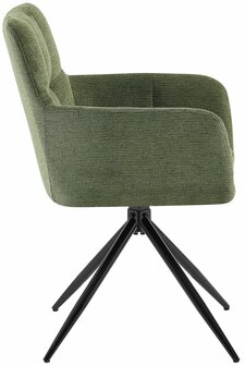 Eetkamerstoel Janoh Stof, Groen