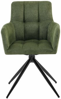 Eetkamerstoel Janoh Stof, Groen