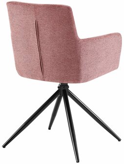 Eetkamerstoel Janoh Stof, Rood