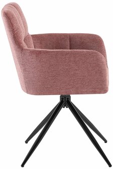 Eetkamerstoel Janoh Stof, Rood