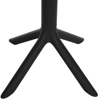 Tafel Navelu 60x60 cm, Zwart