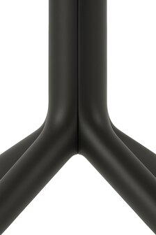 Tafel Lanvel 80x80 cm, Zwart