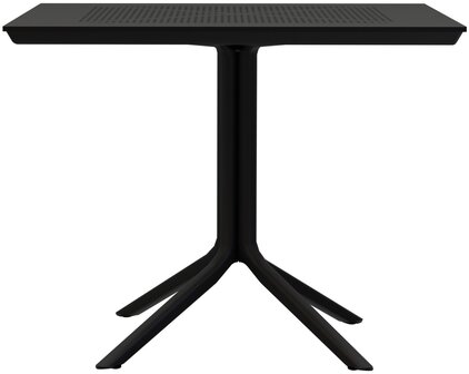 Tafel Lanvel 80x80 cm, Zwart