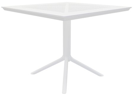 Tafel Lanvel 80x80 cm, Wit