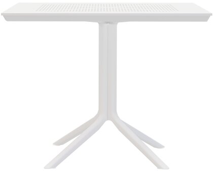 Tafel Lanvel 80x80 cm, Wit