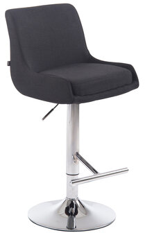 Barstoel Cleb Stof C, Zwart