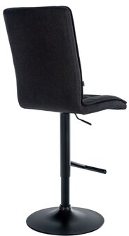Barkruk Pikeng V2 Stof zwart, Zwart