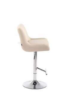 Barstoel Cleb Kunstleer C, Creme