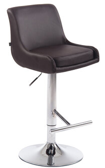 Barstoel Cleb Kunstleer C, Bruin
