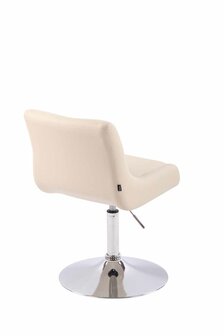 Ligstoel Cleb Kunstleer, Creme