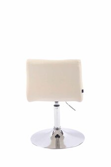Ligstoel Cleb Kunstleer, Creme