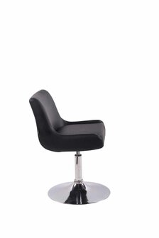 Lounger Cleb Kunstleer, Zwart