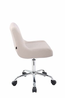Werkkruk Cleb Kunstleer, Wit