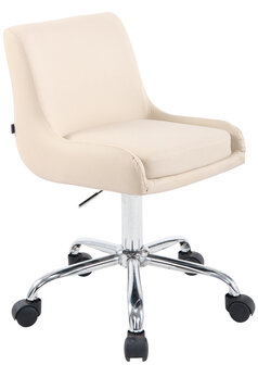 Werkkruk Cleb Kunstleer, Creme