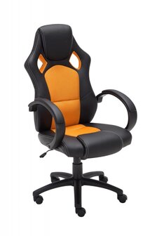 Gaming Stoel Leroy Oranje