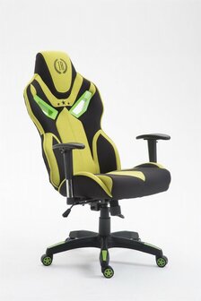 Gaming Stoel Dylan Stof Groen (ideaal voor lange of zware personen)