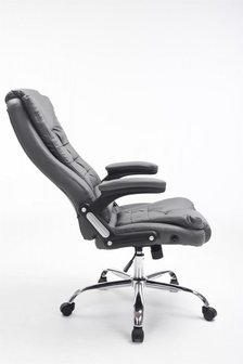 Bureaustoel Avery Grijs-Leer-Comfortabel zitten