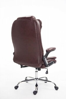 Bureaustoel Avery Bordeaux Rood-Leer-Comfortabel zitten