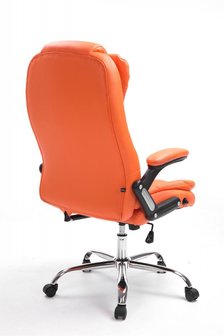 Bureaustoel Avery Oranje-Leer-Comfortabel zitten