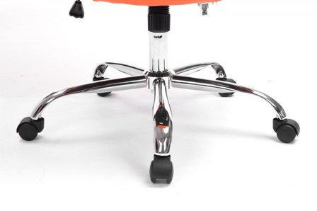 Bureaustoel Avery Oranje-Leer-Comfortabel zitten