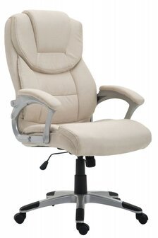 Bureaustoel Bowie Stof Creme