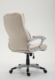 Bureaustoel Bowie Stof Creme