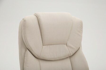 Bureaustoel Bowie Stof Creme