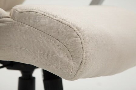 Bureaustoel Bowie Stof Creme