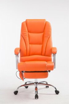 Bureaustoel Yana Oranje (met voetensteun)