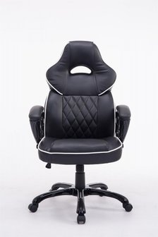 Gaming Stoel Enzo Zwart (brede zitting - zware belasting)