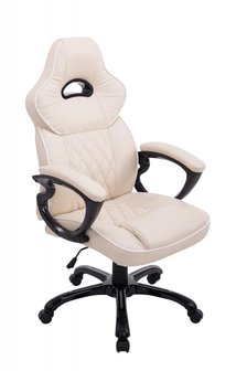 Gaming Stoel Enzo Creme (brede zitting - zware belasting)