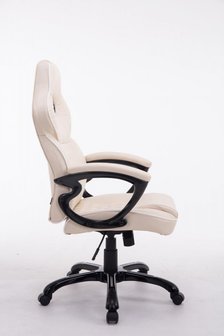 Gaming Stoel Enzo Creme (brede zitting - zware belasting)