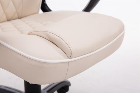 Gaming Stoel Enzo Creme (brede zitting - zware belasting)